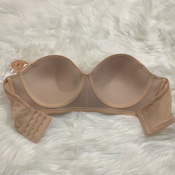 NWT Lively The No Wire Strapless Bra Toasted Almond - Picture 8 of 10